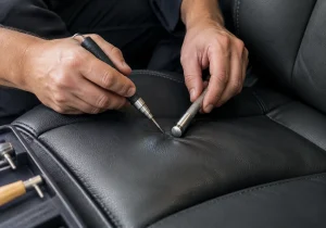تعمیر فرورفتگی صندلی ماشین